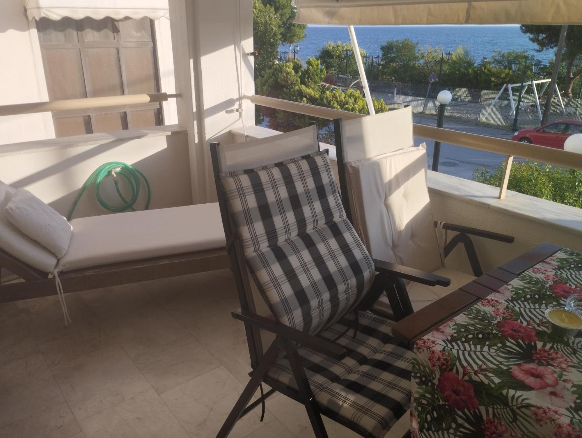 Seaview To Olympus, Sunny, Cosy Apartment Nea Michaniona Exterior foto